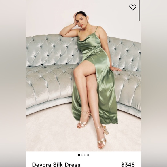 Reformation Dresses & Skirts - Reformation Devora dress in color artichoke. Perfect bridesmaid dress